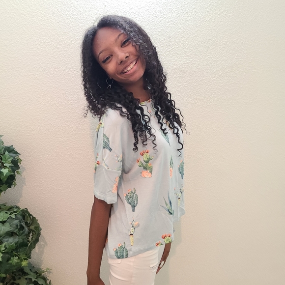 Honeydew Cactus 🌵 Sleep Shirt & Pants Set - Picture 3 of 16